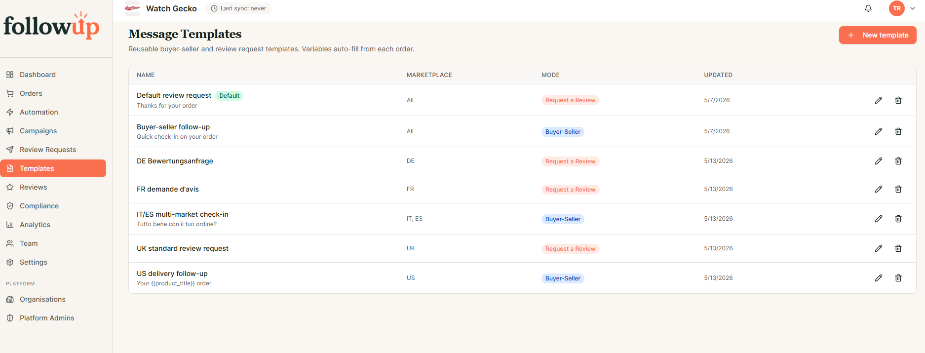 Official Amazon workflow — Compliant by default.